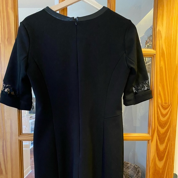Maternity dress with leather detailing - Picture 2 of 5